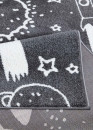 Tapis enfant galaxie gris - ANIME