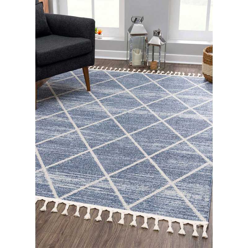 Tapis berbère bleu - ART 2646