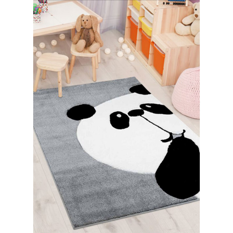 Tapis enfant panda gris - BUENO kids