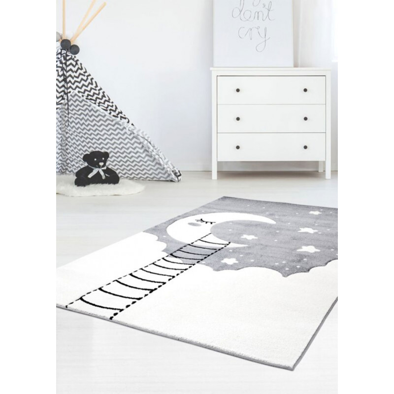 Tapis enfant lune gris - BUENO kids