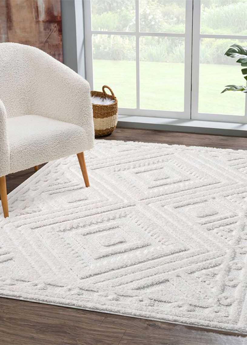 Tapis crème aztèque CUBA 77