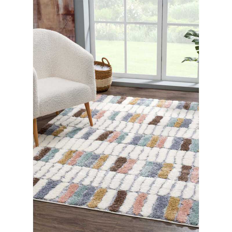 Tapis multicolore - CUBA 32