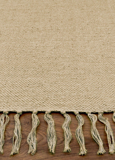 Tapis en coton beige TEXAS 350