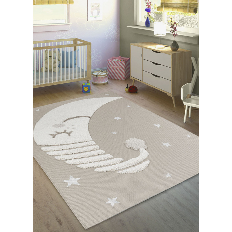 Tapis enfant lune beige - LUNA Enfants 10