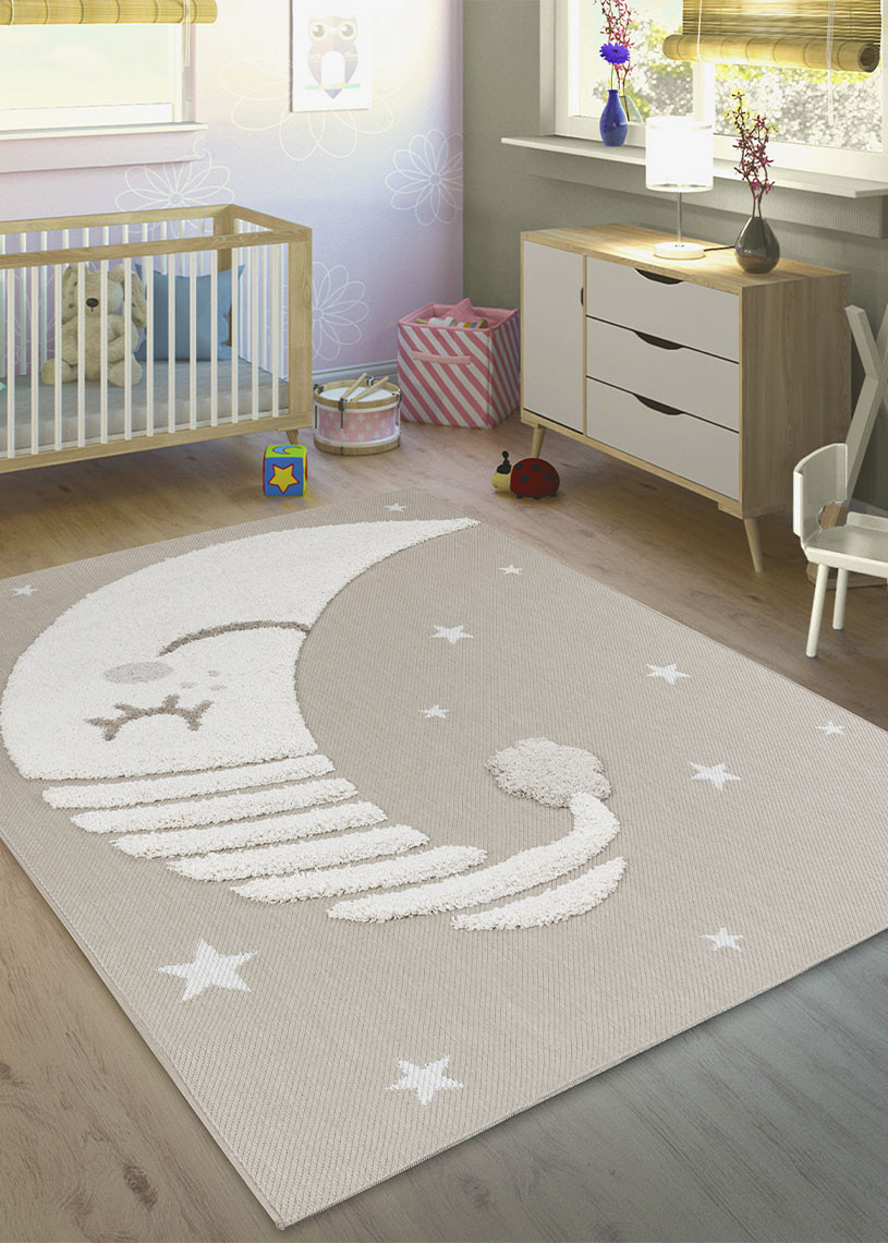 Tapis enfant lune beige - LUNA Enfants 10