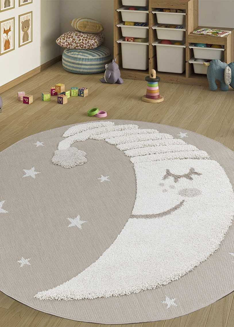 Tapis enfant lune beige - LUNA Enfants 10