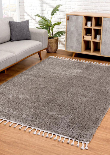 Tapis shaggy uni - SHAGGY PULPEUSE 100