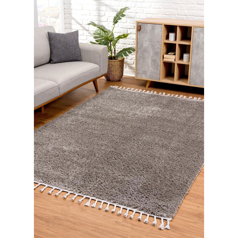 Tapis shaggy uni - SHAGGY PULPEUSE 100