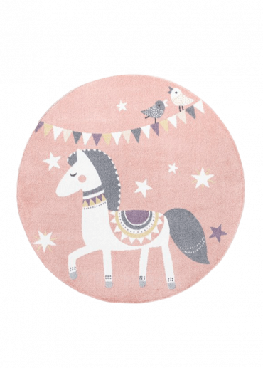 Tapis enfant cheval rose - ANIME