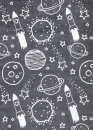 Tapis enfant galaxie gris - ANIME