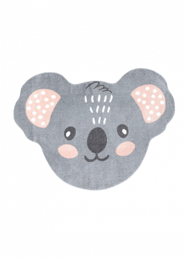 Tapis enfant koala gris -...