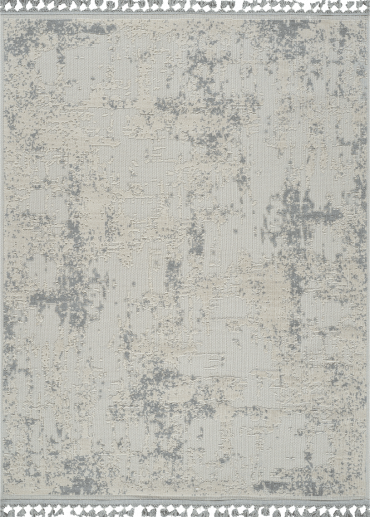 Tapis en coton abstrait -...