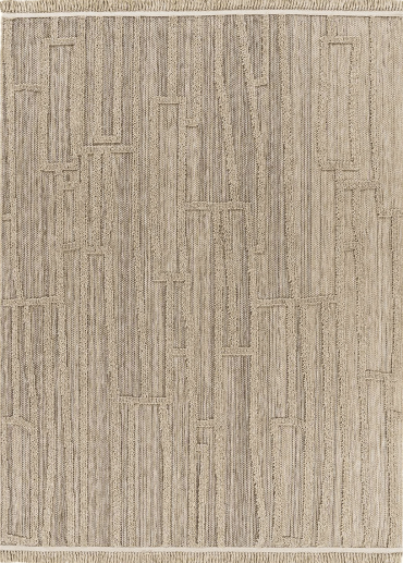 Tapis extérieur effet intérieur jute géométrique CASSIS 99