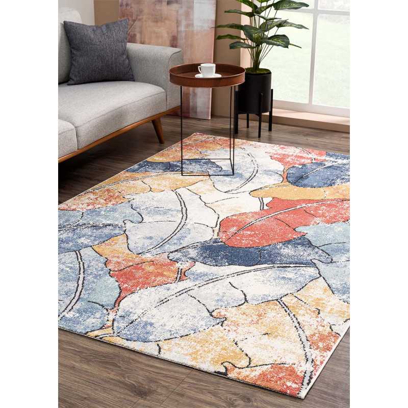 Tapis fleuris multicolore - MISTA 2553