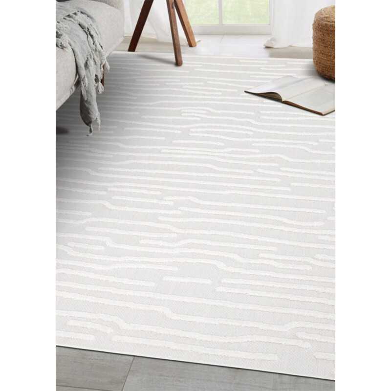 Tapis extérieur et intérieur blanc cassé - SANTORINI 450