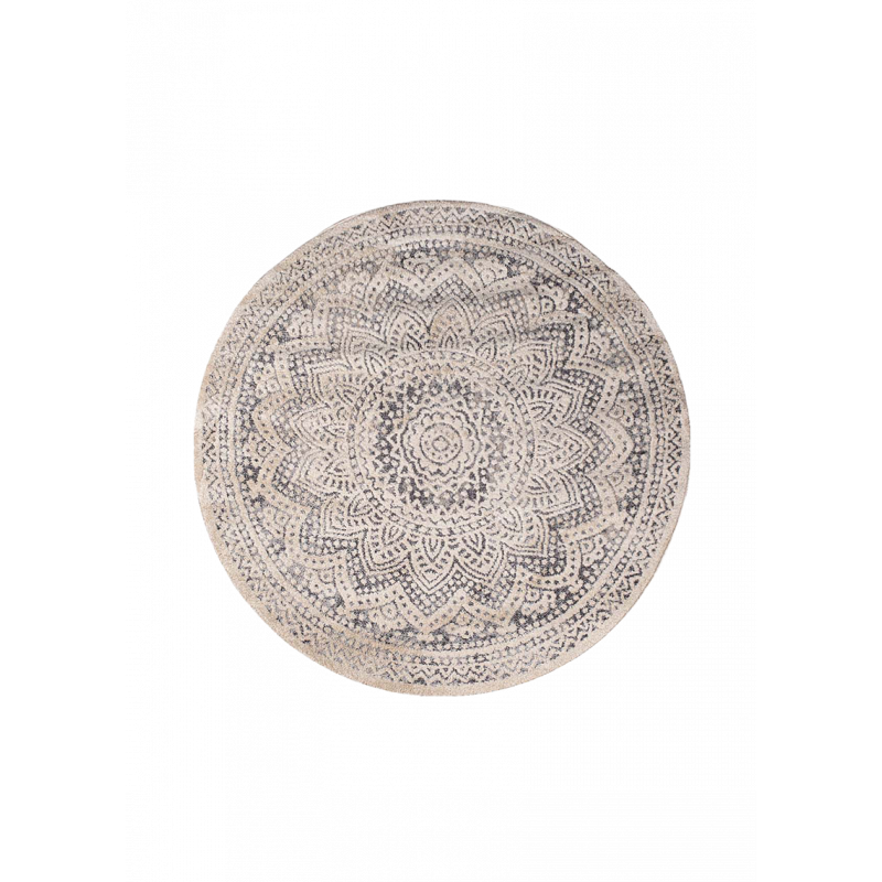 Tapis mandala gris - ART 1652