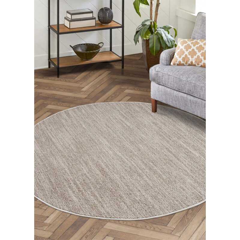 Tapis uni effet laine TANGER 52