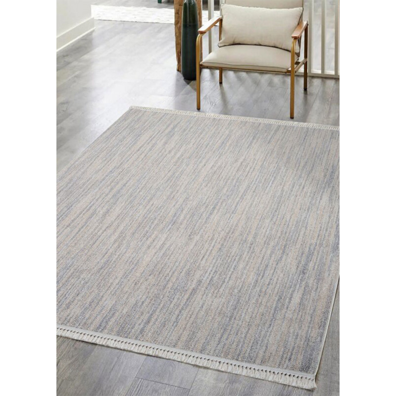 Tapis uni effet laine TANGER 52