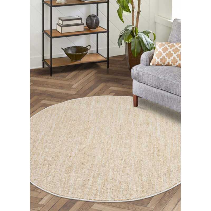 Tapis uni effet laine TANGER 52