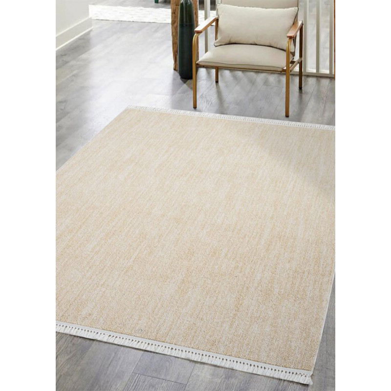 Tapis uni effet laine TANGER 52