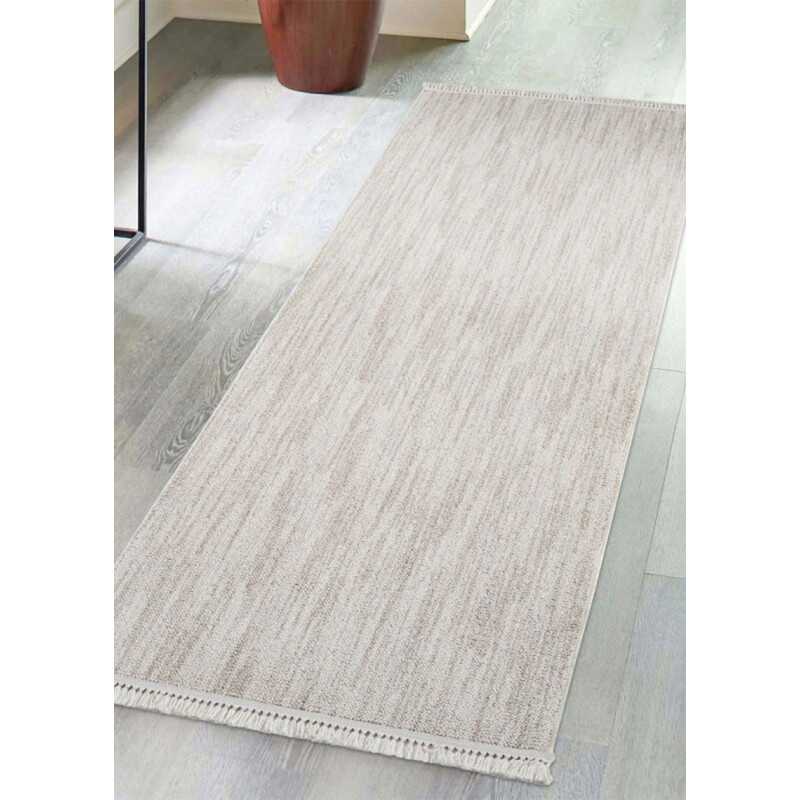 Tapis uni effet laine TANGER 52