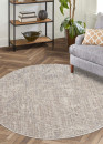 Tapis uni effet laine abstrait beige TANGER 50