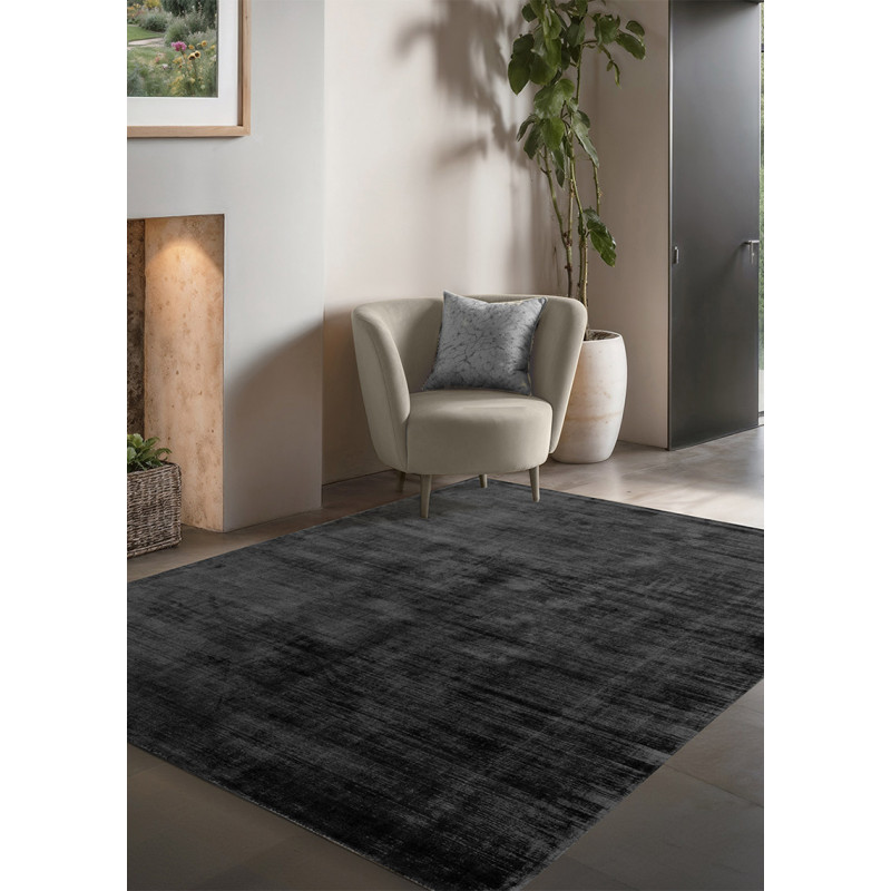 Tapis en viscose uni - LUXURY