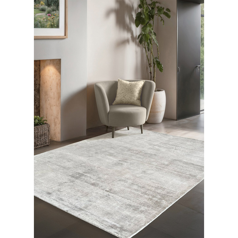 Tapis en viscose uni - LUXURY