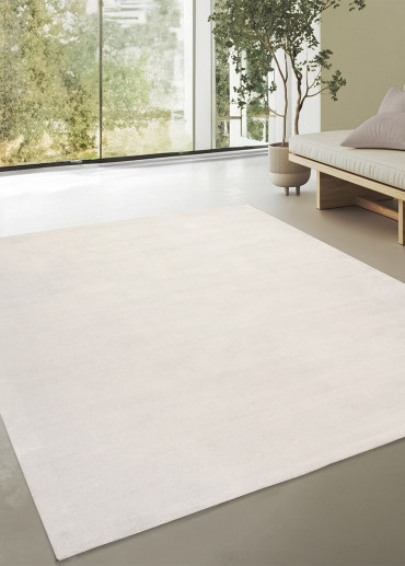 Tapis en viscose uni - LUXURY