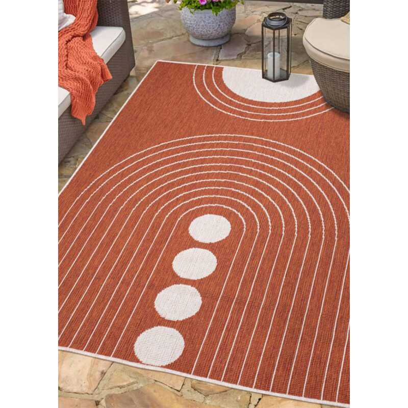 Tapis extérieur réversible bohème CALVI 39