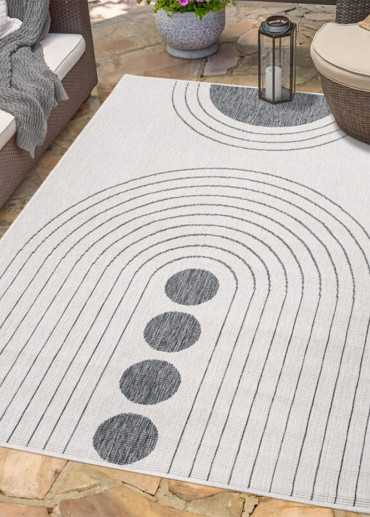 Tapis extérieur réversible bohème CALVI 39