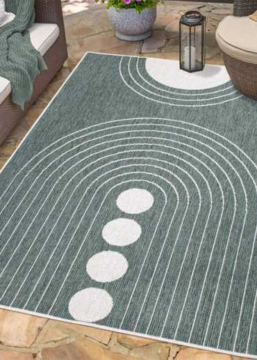 Tapis extérieur réversible bohème CALVI 39