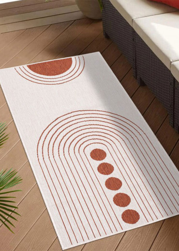 Tapis extérieur réversible bohème CALVI 39