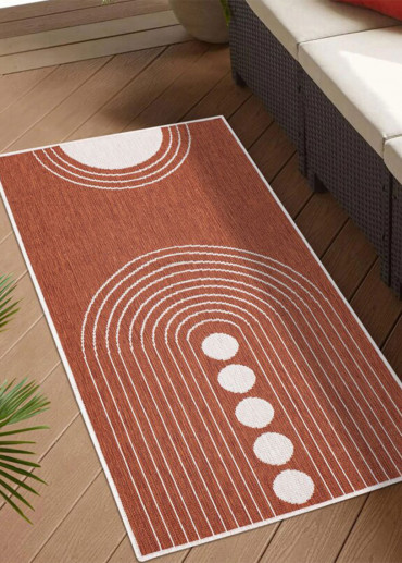 Tapis extérieur réversible bohème CALVI 39