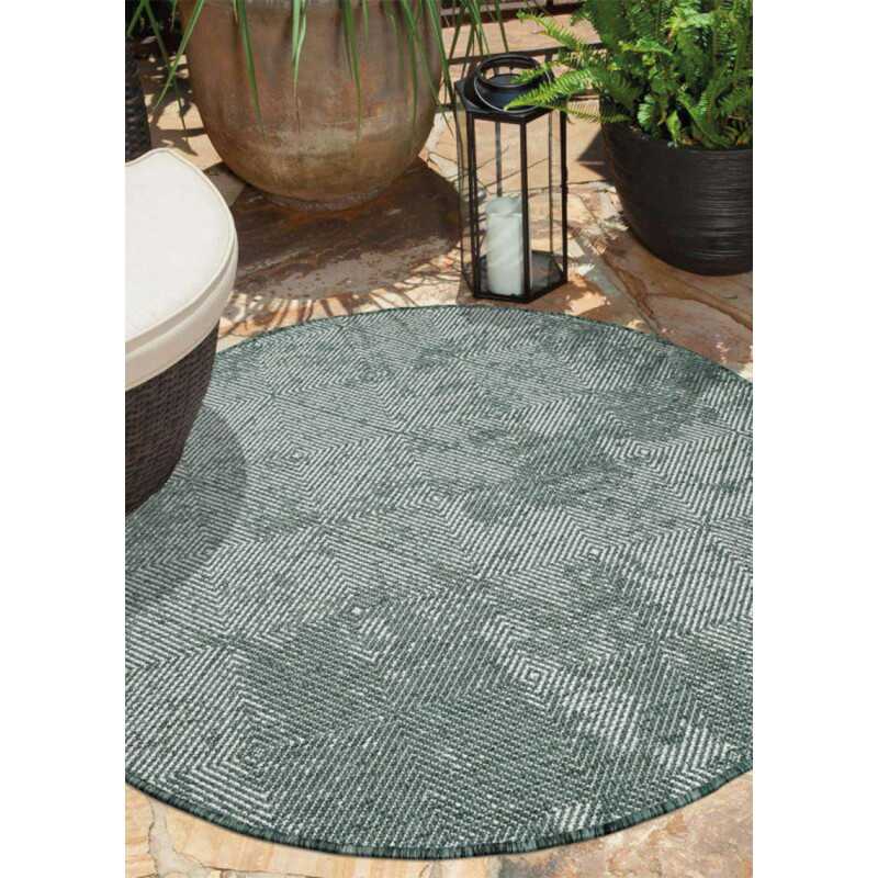 Tapis extérieur réversible abstrait CALVI 45