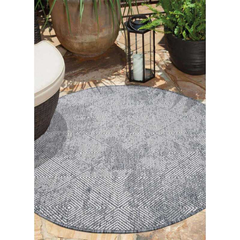 Tapis extérieur réversible abstrait CALVI 45