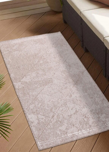 Tapis extérieur réversible abstrait CALVI 45