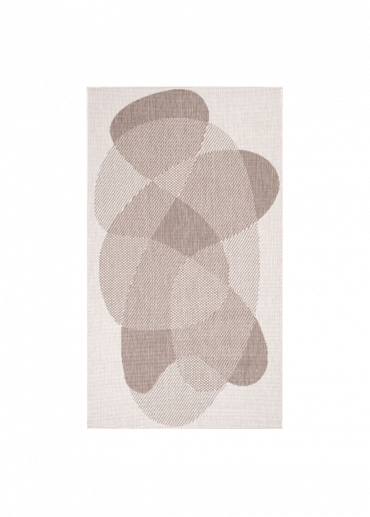 Tapis extérieur réversible abstrait CALVI 35