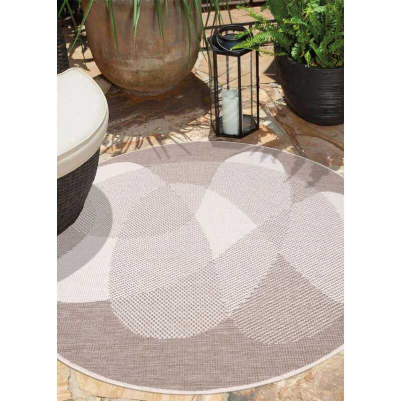 Tapis extérieur réversible abstrait CALVI 35