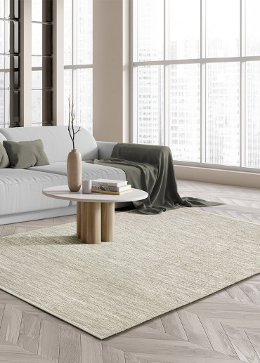 Tapis en laine beige STOCKHOLM