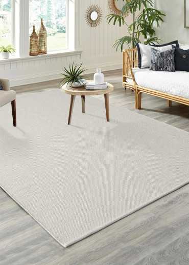 Tapis en laine beige STOCKHOLM