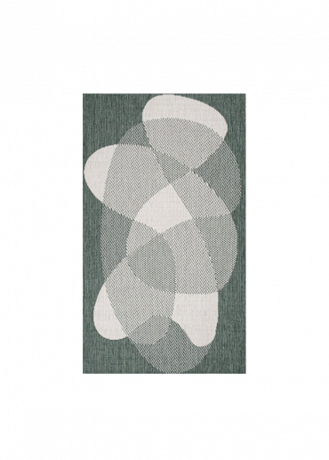 Tapis extérieur réversible abstrait CALVI 35