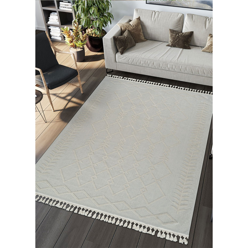 Tapis en coton berbère - MILAS 21