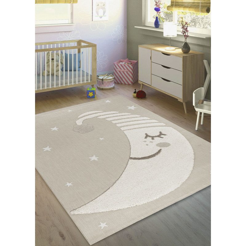 Tapis enfant lune beige - LUNA Enfants 10