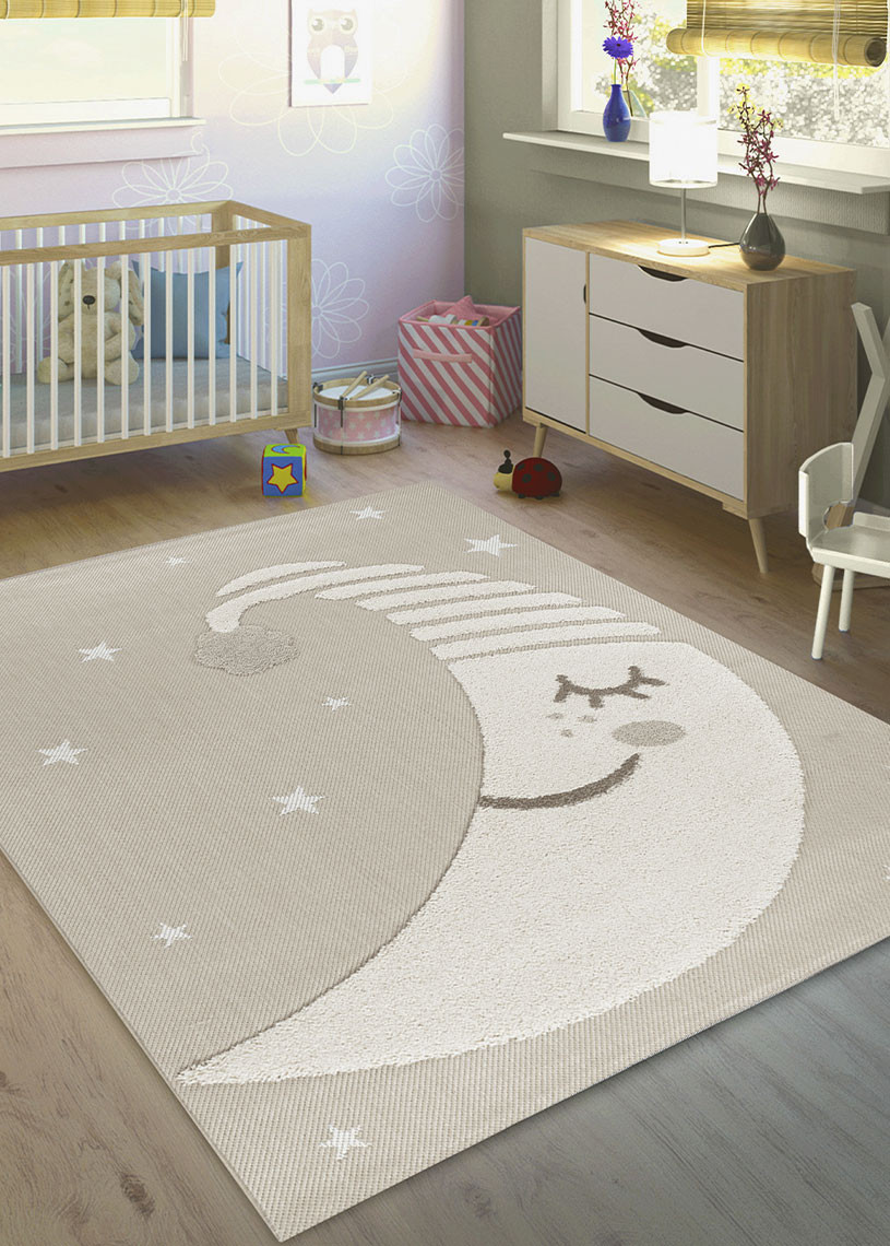 Tapis enfant lune beige - LUNA Enfants 10