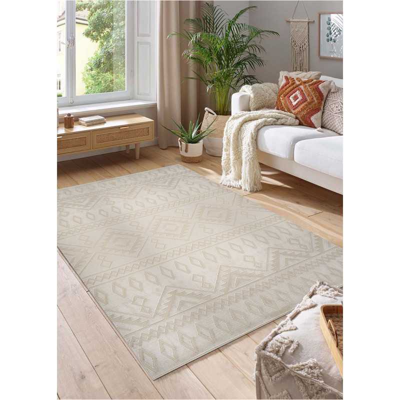 Tapis berbère beige - MARSEILLE 143