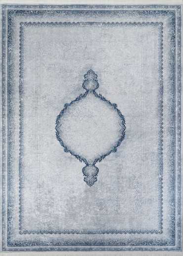 Tapis lavable oriental bleu MIA 52650