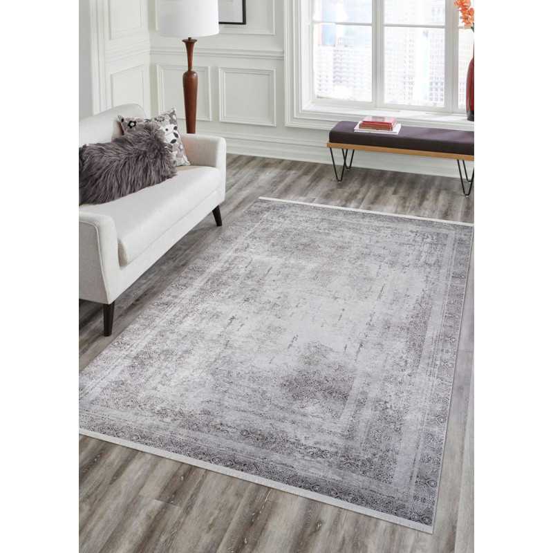 Tapis lavable vintage gris MIA 900