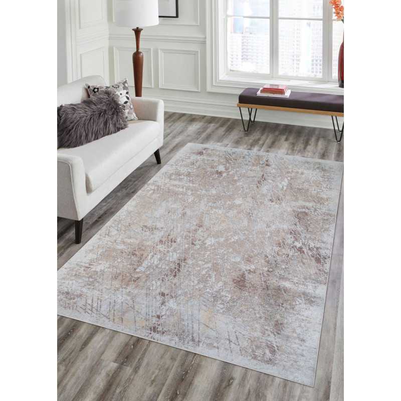 Tapis lavable abstrait beige MIA 70