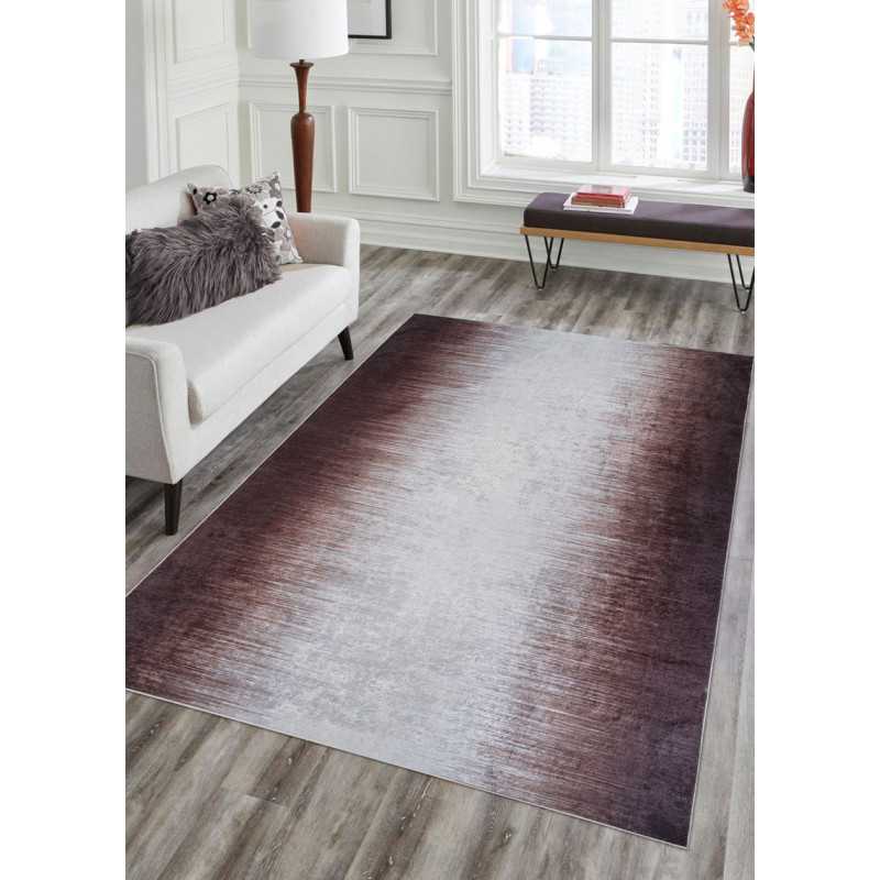 Tapis lavable marron moderne MIA 270